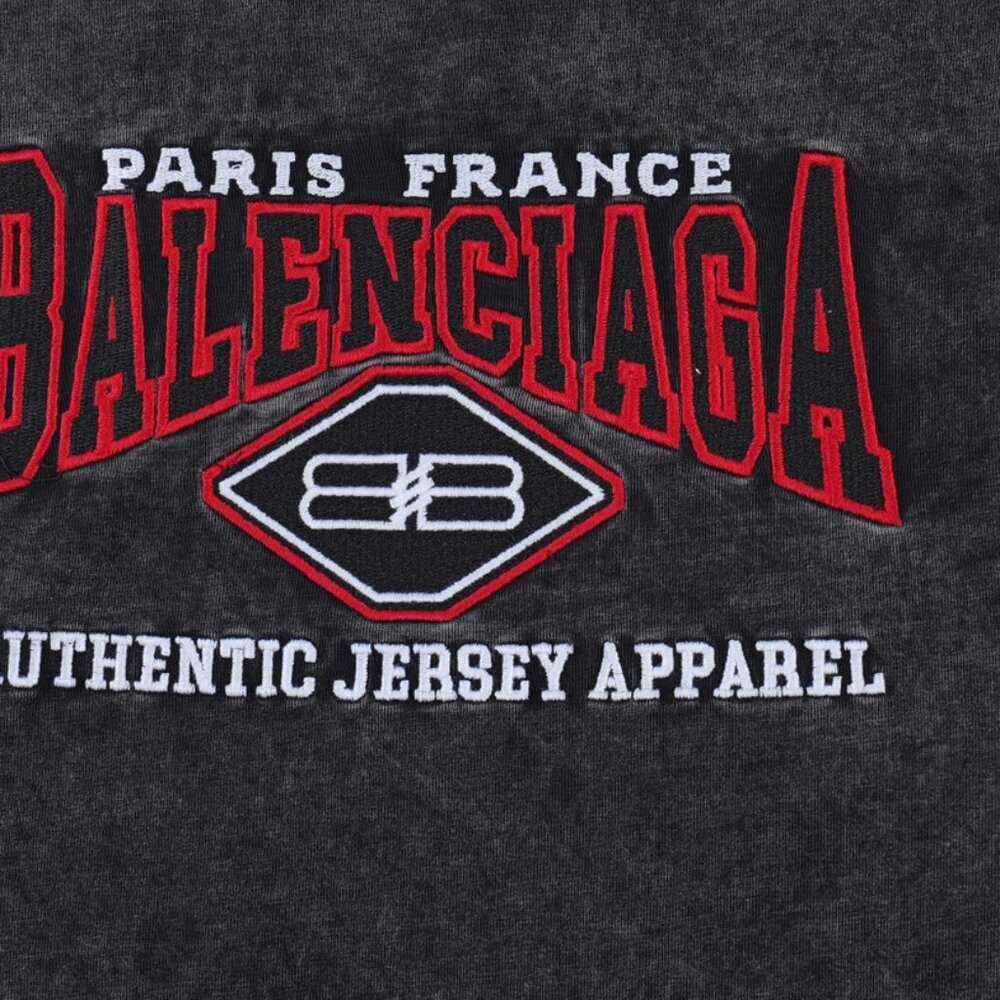 Balenciaga black men's casual long-sleeved T-shirt - Picture 5 of 6
